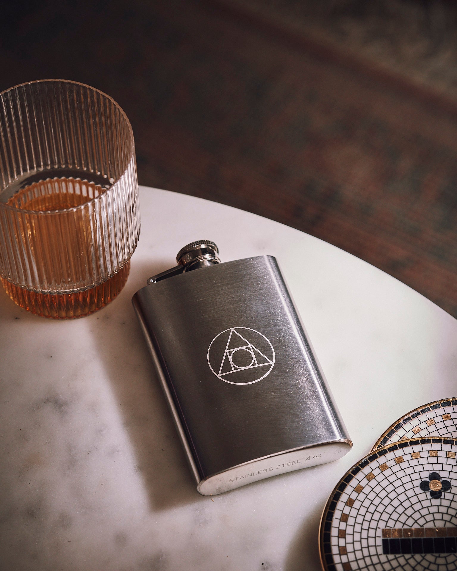 Alchemist Branded 4oz Hip Flask